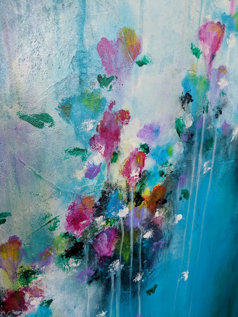 Spring Burst- (SOLD) Modern abstract contemporary art by Amy Provonchee