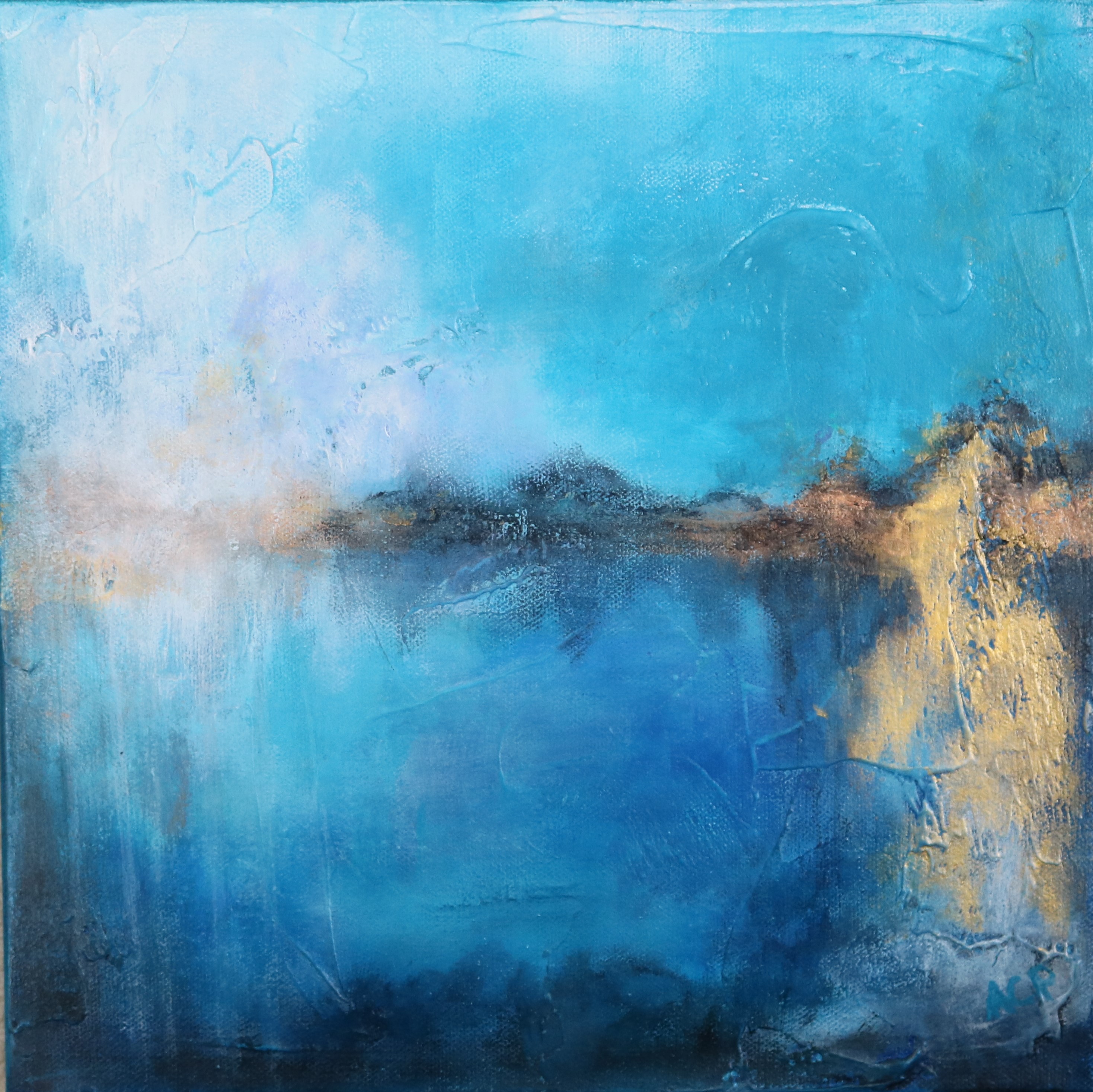 Flowing SOLD modern Abstract Landscape Art By Amy Provonchee Art By 